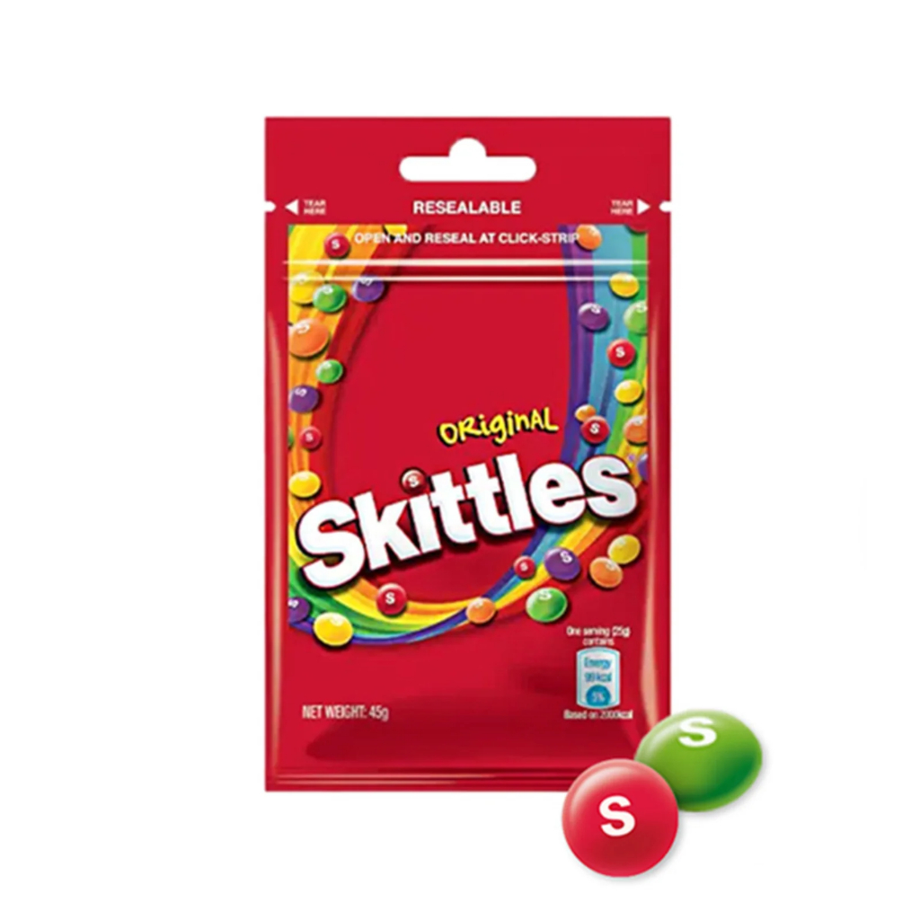 

Permen SKITTLES [READYSTOCK EXP 10/25] SKITLES Fruit Original 45G | INSTAN SAMEDAY JABODETABEK | Original Flavour | SIAP KIRIM | Import Cokelat Original 100% Snack Import Snack Malaysia Kuala Lumpur Ready Stock PO Jastip Malaysia Singapore Trusted Jastip