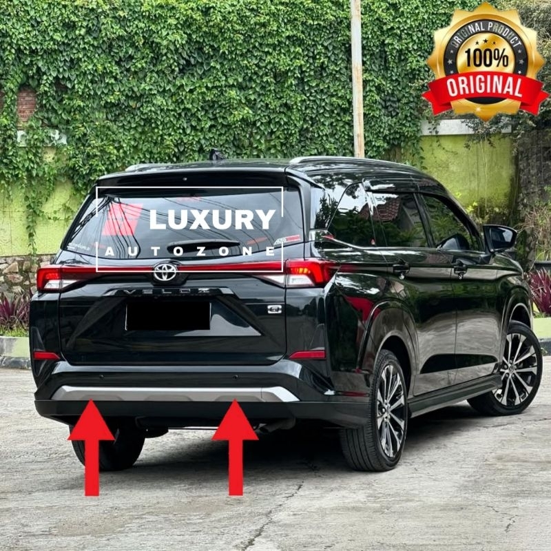 Cover Spoiler Moulding Bemper Belakang Avanza Veloz 2022 Original
