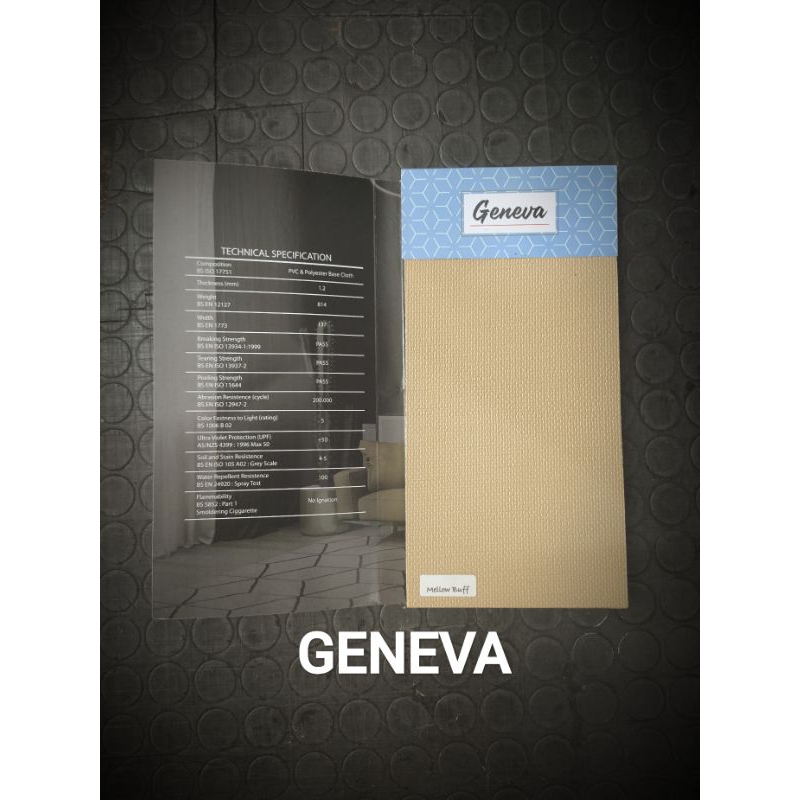 Kulit Sintetis Oscar Tebal Motif Kain Untuk Sofa Jok Kursi REGENCY - GENEVA