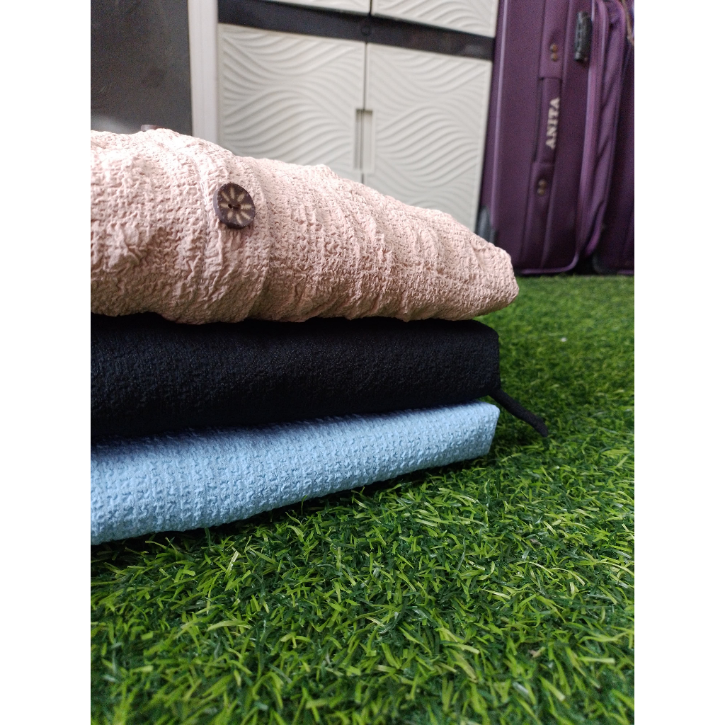 GAMIS DEWASA WARNA BLUE by aziea collection