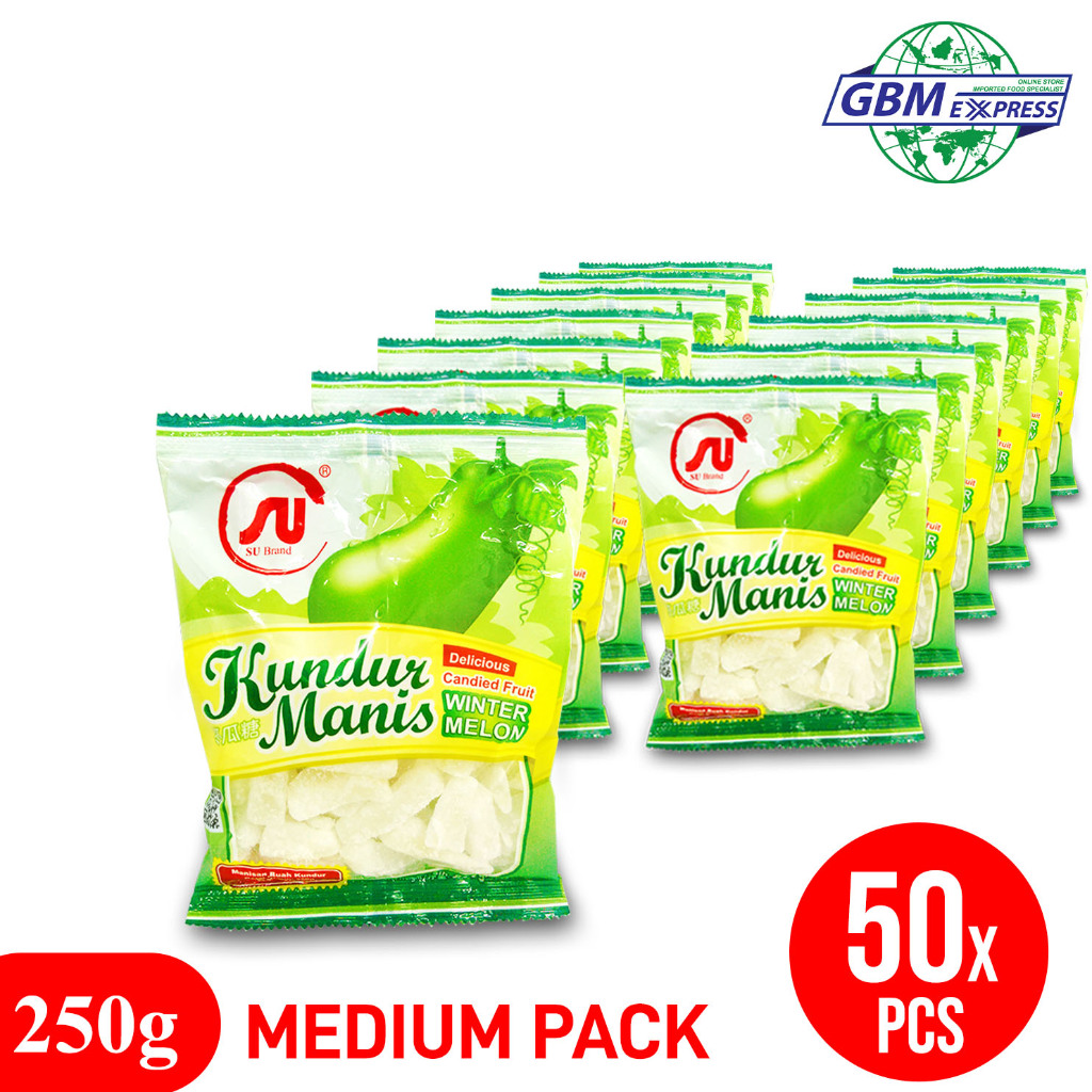 

SU Brand Manisan Buah Kundur 250g - Medium Pack - 50Pcs