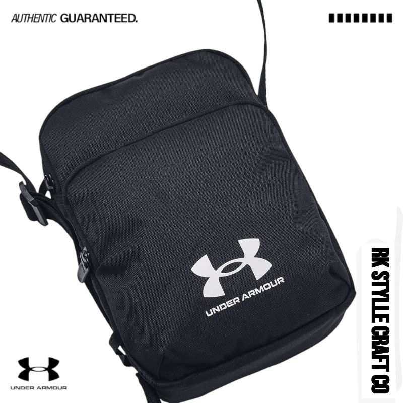 Tas Selempang | Tas Bahu | Tas Under Armour Lite Crossbody Bag Black 100%Original
