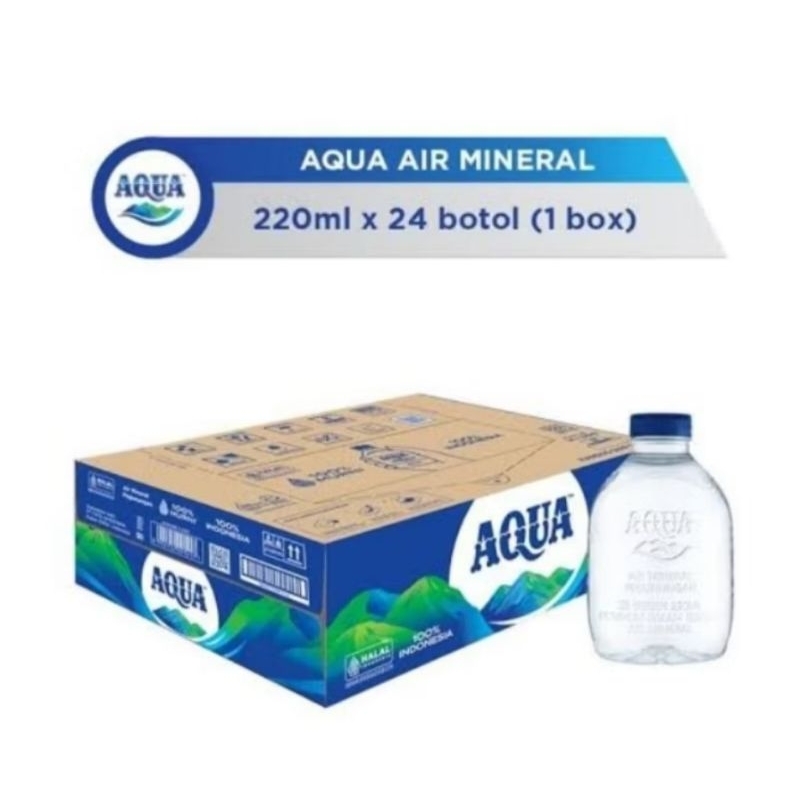 

Aqua Botol Mini 220ml [Isi 24 Botol]