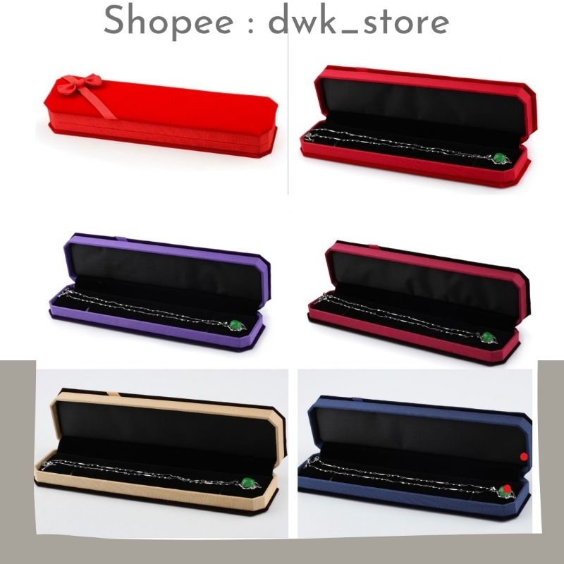 Kotak Kalung Panjang / Box tempat kalung panjang rantai / Kotak perhiasan Kalung emas Koye / Bracele