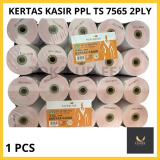

(1 PCS= 1 ROLL) KERTAS STRUK KASIR 2 PLY / KERTAS STRUK KASIR TELSTRUK / TELSTROOK NCR 2 PLY 75 x 65/ 75 x 65