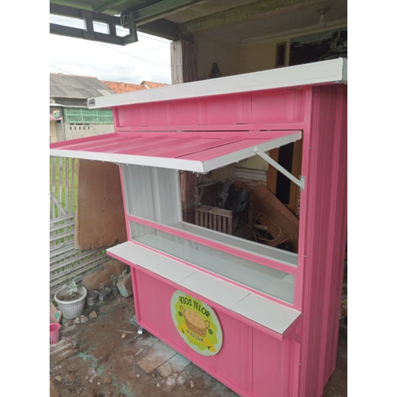 booth kontainer/grobak usaha ukuran 120x60x200 murah berkualitas, FREE ONGKIR JADETA BEKASI KOTA