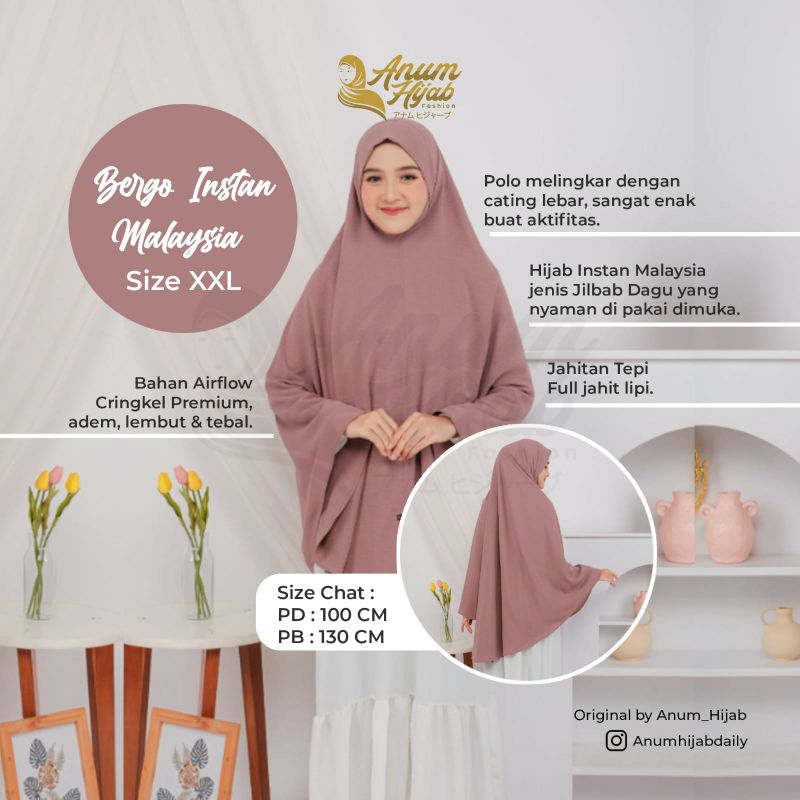 HIJAB INSTAN//HIJAB ANUM SYAR'I//HIJAB GROSIR