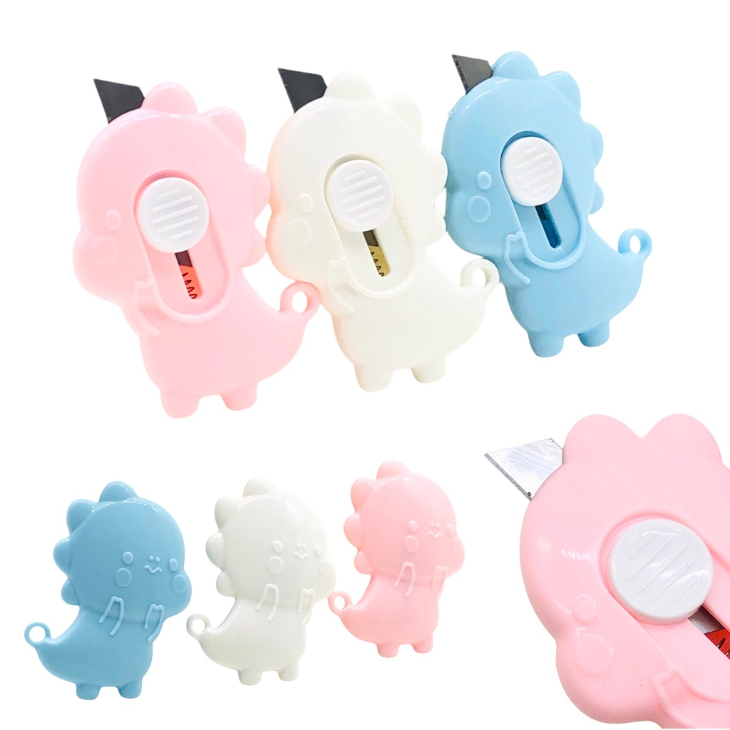 

CUTTER MINI PORTABLE 6682 DINOSAUR / PISAU KECIL / ALAT PEMOTONG