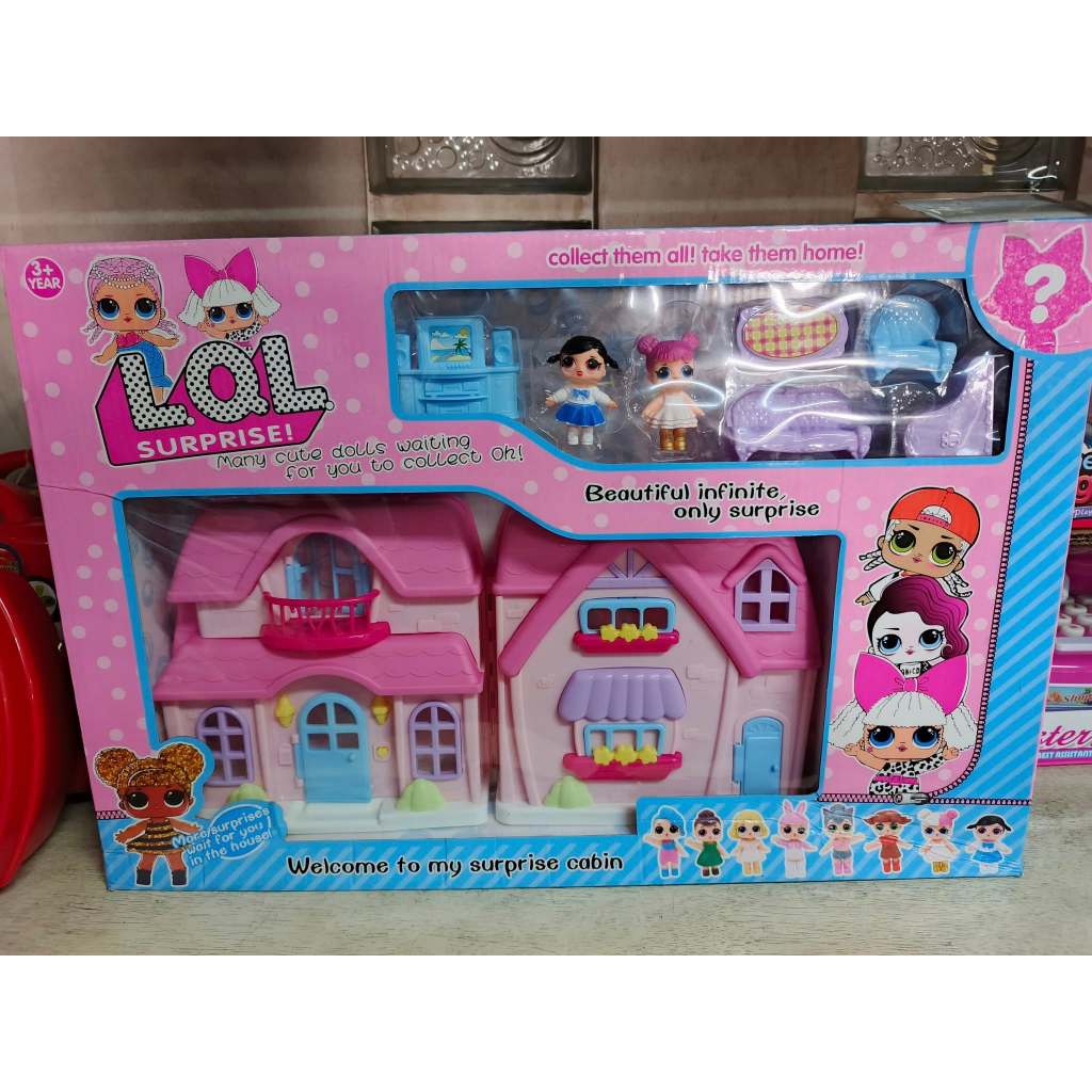 Mainan Rumah Rumahan Boneka Happy Family House