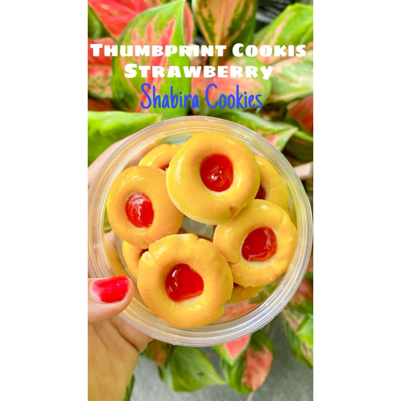 

Thumbprint Cookies Strawberry Shabira Cookies