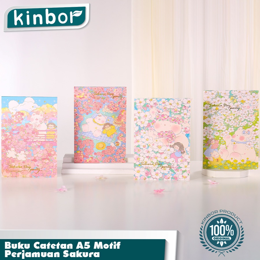 

Sketchbook Buku Catatan Blank A5 Pinky Notepad / Notebook Polos Sakura