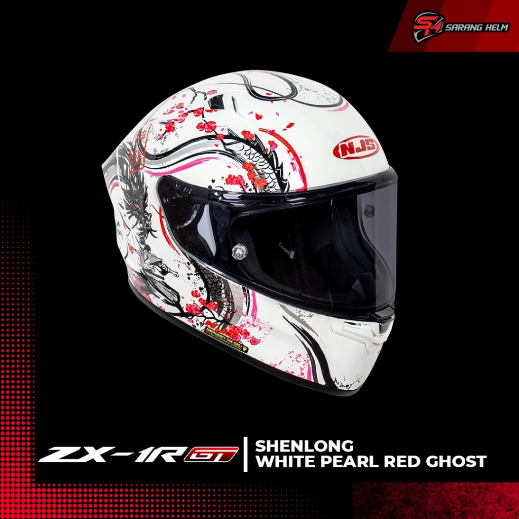 NJS ZX-1R GT SHENLONG - Helm Full Face | NEW Product | Shenlong | NJS Shenlong | Motif Shenlong |Ful