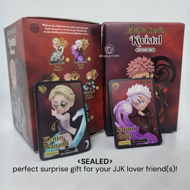 READY SELECTED - Kwistal: Jujutsu Kaisen Battle Ready Series Blind Box JJK GOJO NANAMI (SEALED)