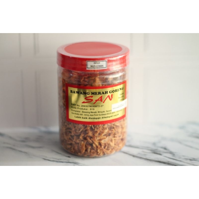 

Bawang Goreng San kemasan toples 200g