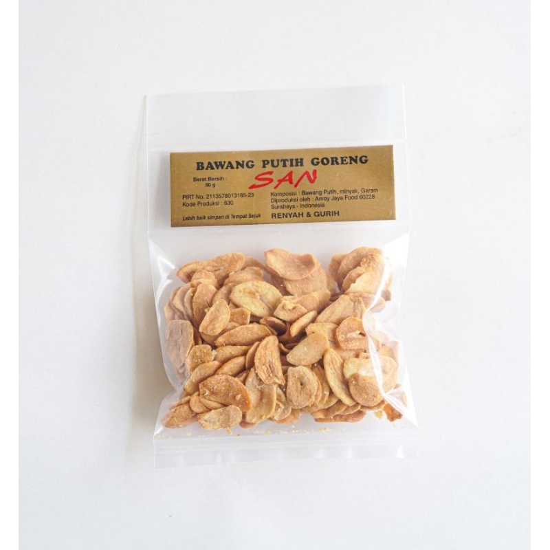 

Bawang Putih Goreng San kemasan 50g