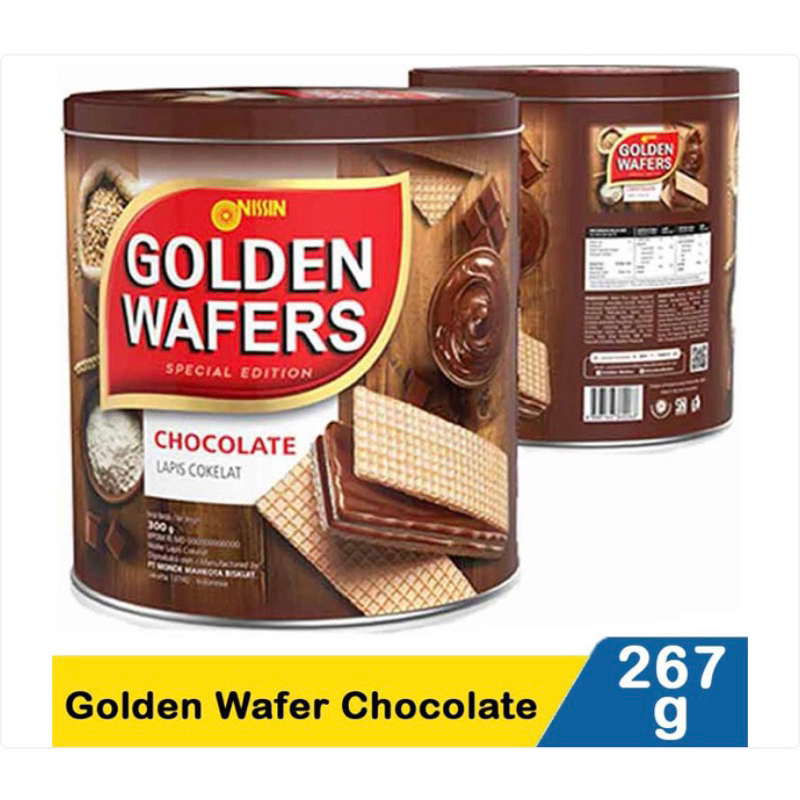 

Nissin Golden Wafer Chocolate 267 g