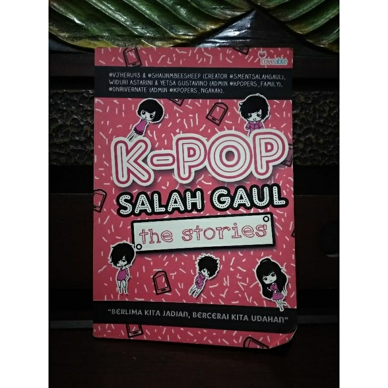 Buku Novel Preloved "K-POP SALAH GAUL The Stories"