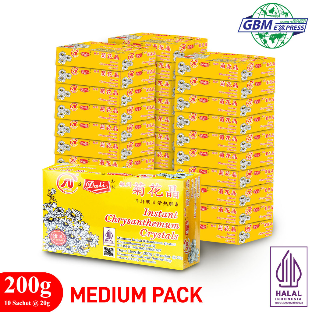 

SU Brand Medium Pack Instant Chrysanthemum Crystals Membantu Redakan Panas Dalam 200g - 30 Pcs