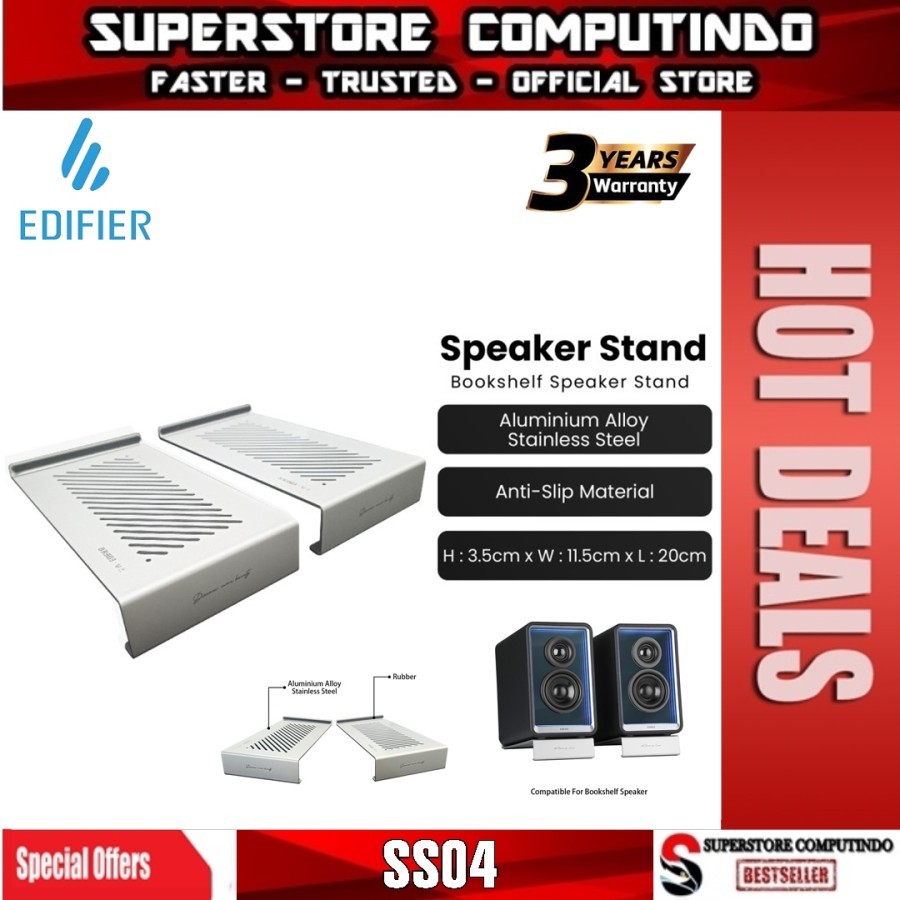 EDIFIER SS04 Bookshelf Speaker Stand
