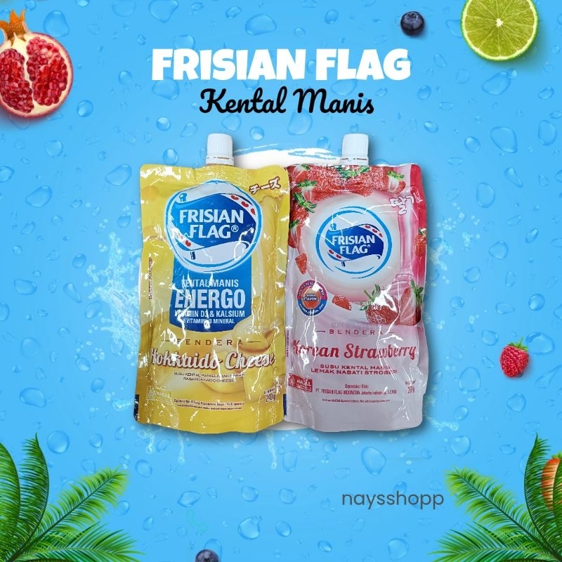 

Frisian Flag Kental Manis Energo Hokaido Cheese dan Korean Strawberry 240 gr