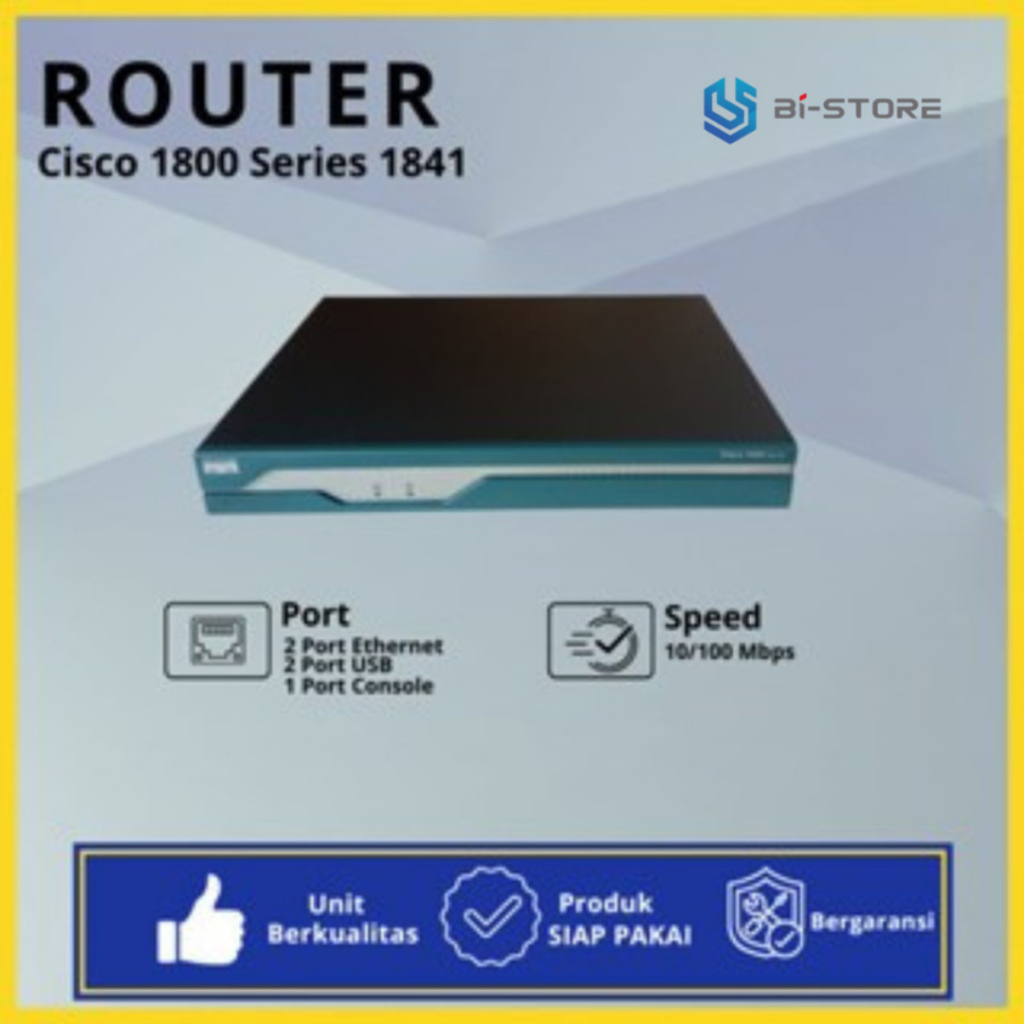 Router Cisco 1800 Series 1841 Minus 1 Port Mati