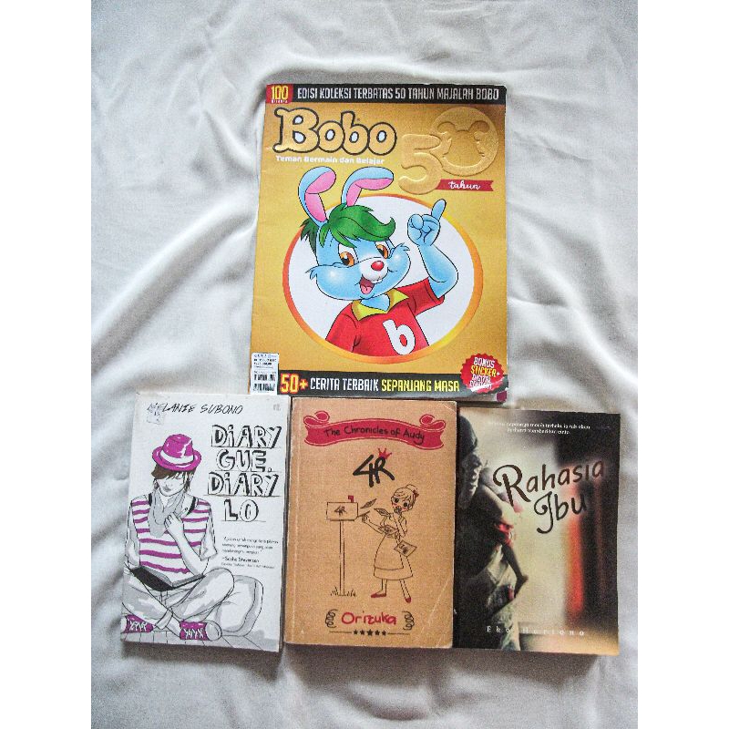 Preloved Majalah Bobo 50 Tahun, Diary Gue Diary Lo, 4R, Rahasia Ibu
