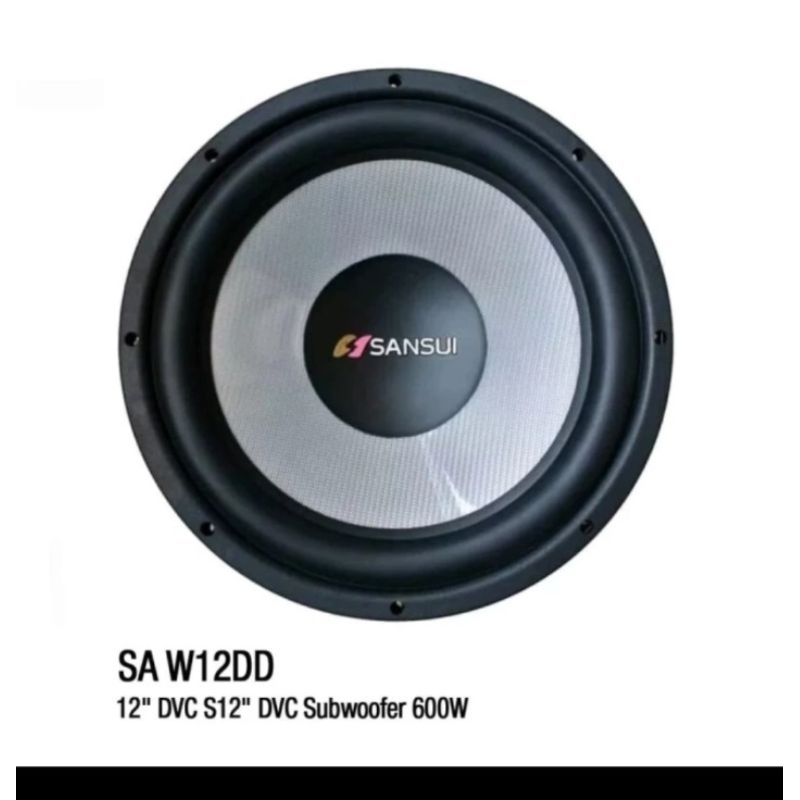 SUBWOOFER SANSUI 12INCH SAW 12DD/1PC