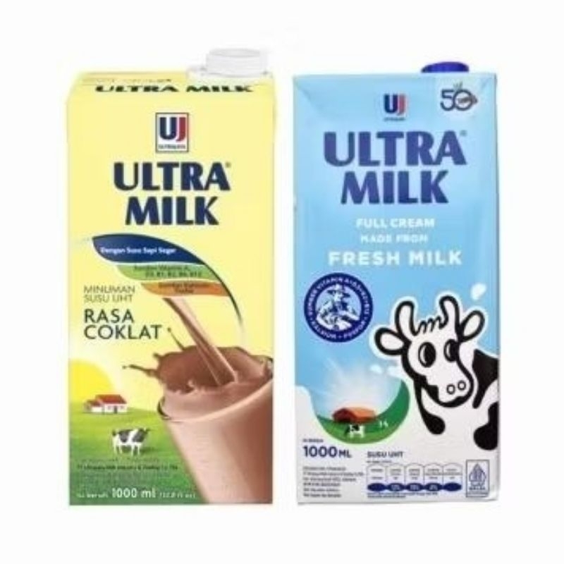 

Free Packing Kardus 1000ml Susu UHT Ultramilk Ultra Milk Cokelat Coklat Full Cream