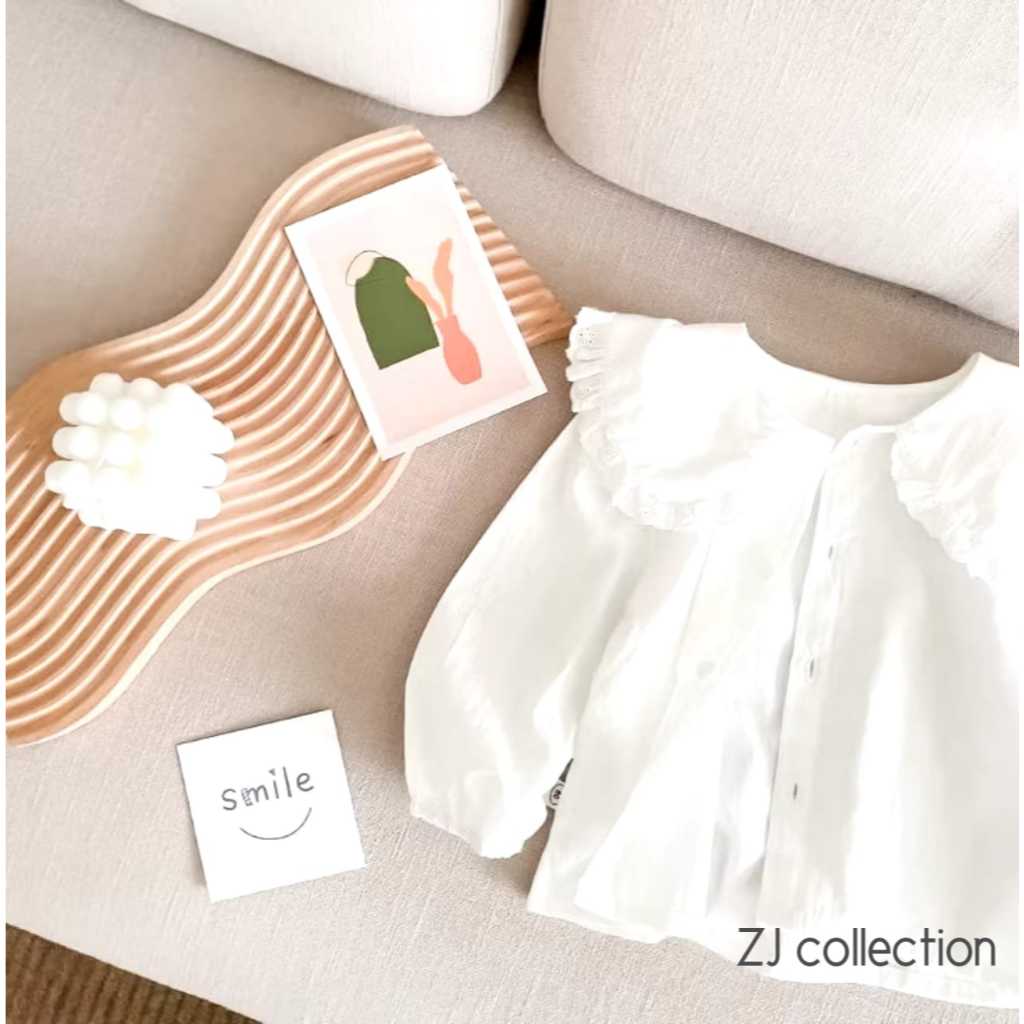 Moly Blouse anak/atasan anak perempuan 2-12 tahun/baju anak kekinian/kemeja anak perempuan