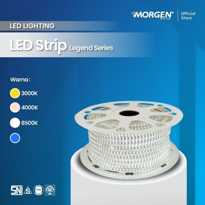 Morgen Led Strip 2835 120 LED Legend Series Led Strip Soket Jepit