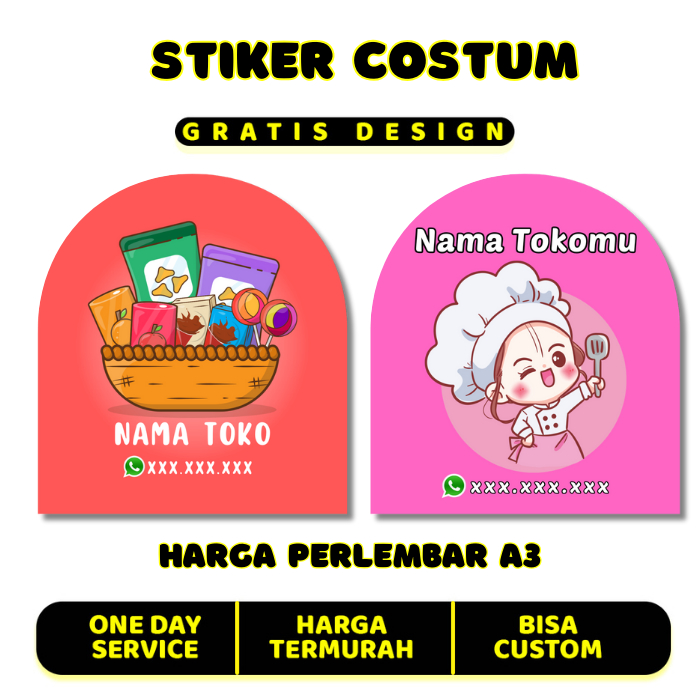 

STIKER / STIKER COSTUM / STIKER LABEL / STICKER / STIKER LEBEL / STIKER MAKANAN / STIKER DESIGN GRATIS / CETAK STIKER / STICKER COSTUM