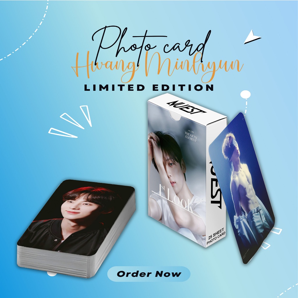 PHOTOCARD SET HWANG MINHYUN NU`EST PREMIUM 25 SHEET