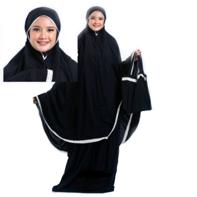 mukena wanita / mukena dewasa bahan rayon / mukena perempuan