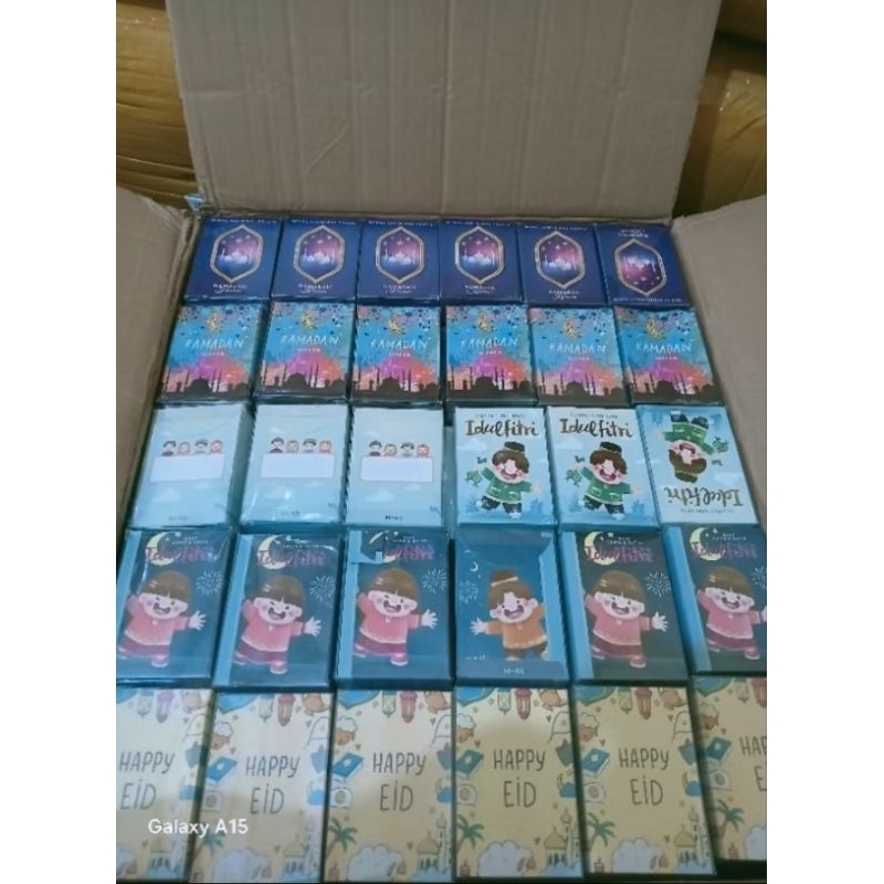 

amplop hari raya idul fitri isi 50 pcs kemasan mika
