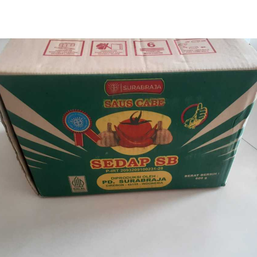 

SAUS BANTAL SAMBAL SB SEDAP (600gr) per Dus isi 24 pcs