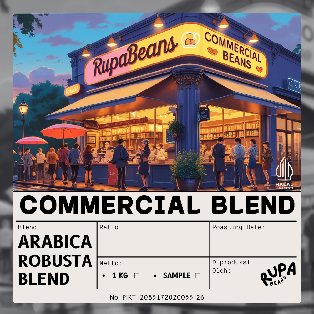 

Kopi Custom Blend Arabica-Robusta untuk kebutuhan Komersil by RupaBeans