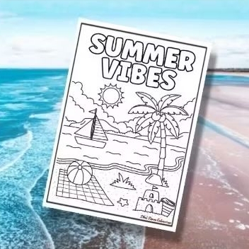 

Kertas Mewarnai Anak Tema Summer Vibes / Kertas Gambar (10 Lembar) / Kertas Mewarnai Anak TK / PAUD / SD