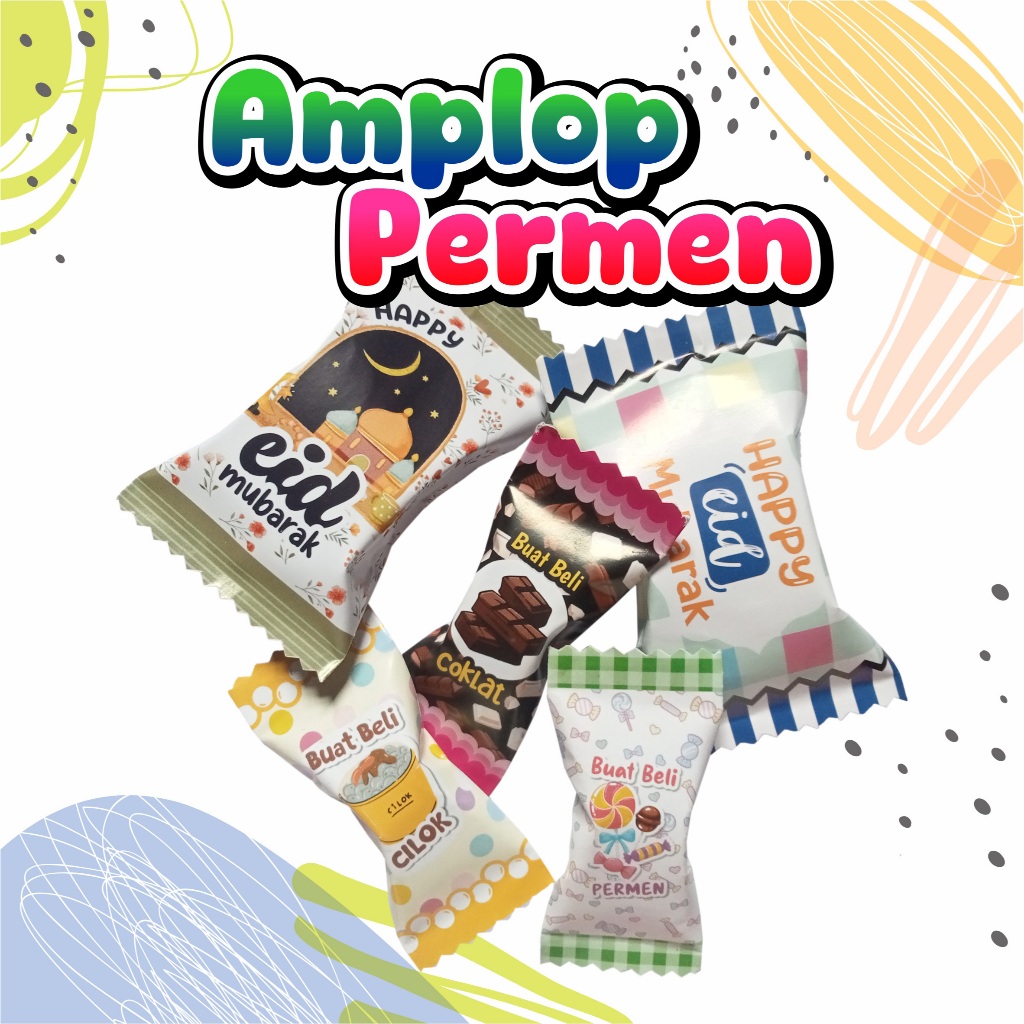 

Amplop Permen/Amplop Bentuk Permen/Amplop Lebaran Permen