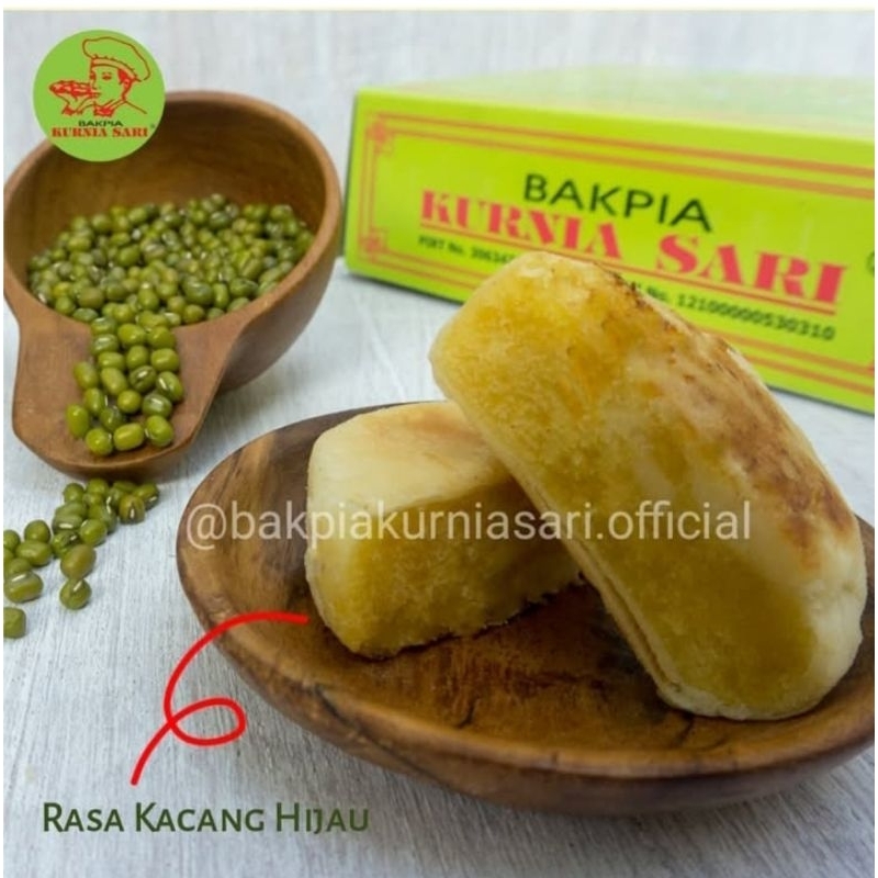 

Bakpia Kurniasari Asli Jogja Rasa Kacang Hijau isi 15