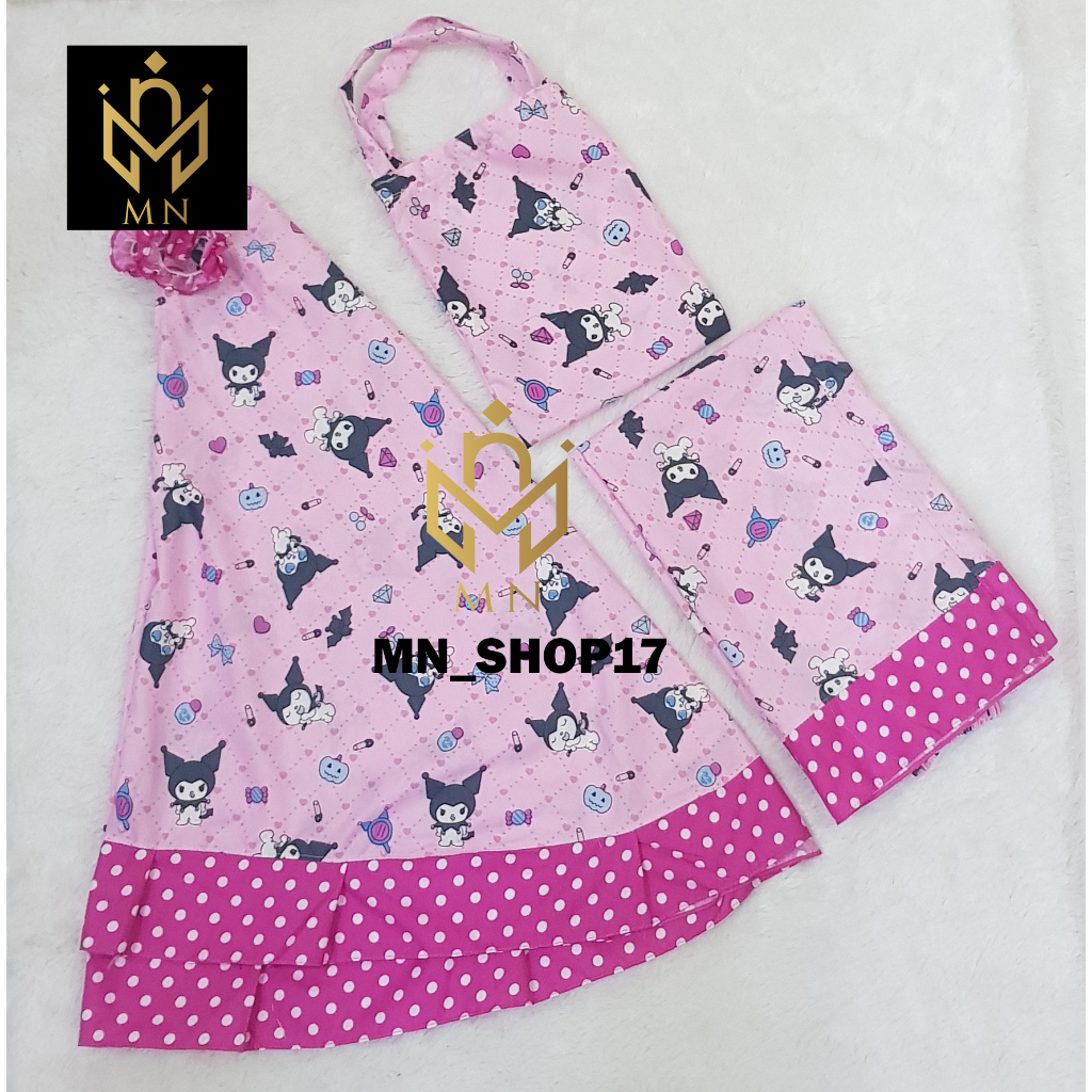 MUKENA ANAK KARAKTER KEKINIAN-MUKENA KARAKTER