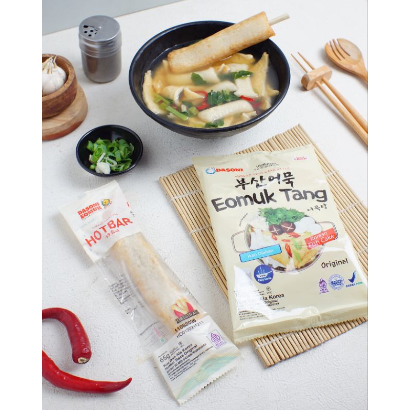 

(Halal, Enak) DASONI - BUNDLE Odeng dengan Bumbu + Hotbar (Original) - Jajanan Korea