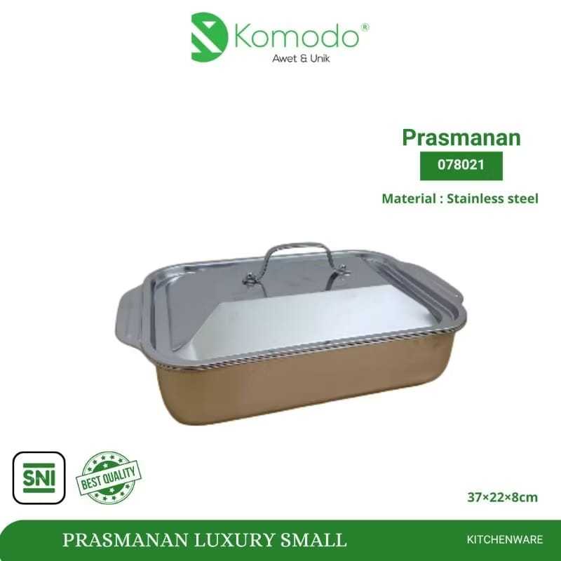 PRASMANAN STENLIS KOMODO PRASMANAN LUXURY SMALL STAINLESS STEEL TEBAL