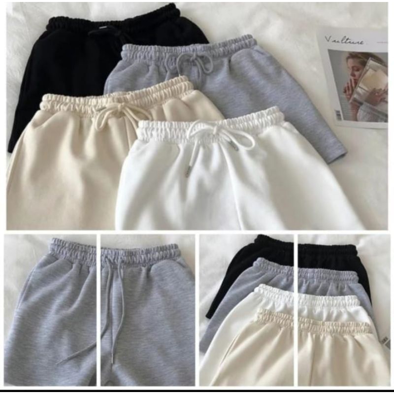 Celana Pendek Korean Fleece Hotpants Wanita  - Women Shorts
