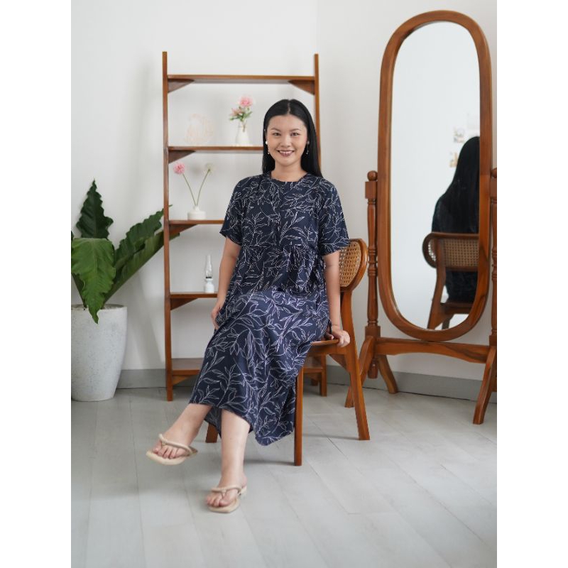 Quila homewear daster busui friendly Coraline azinza series rayon premium