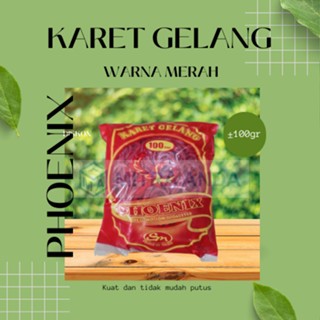 

Karet Gelang Merah Phoenix 100gr/bks