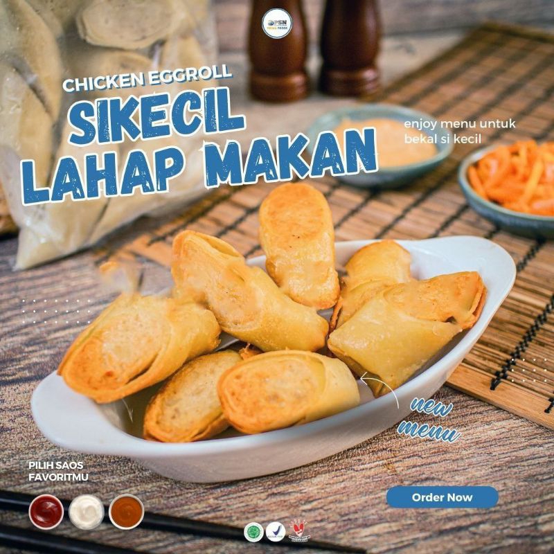 

Chicken Eggroll Prima Frozen Food 250gr 10pcs