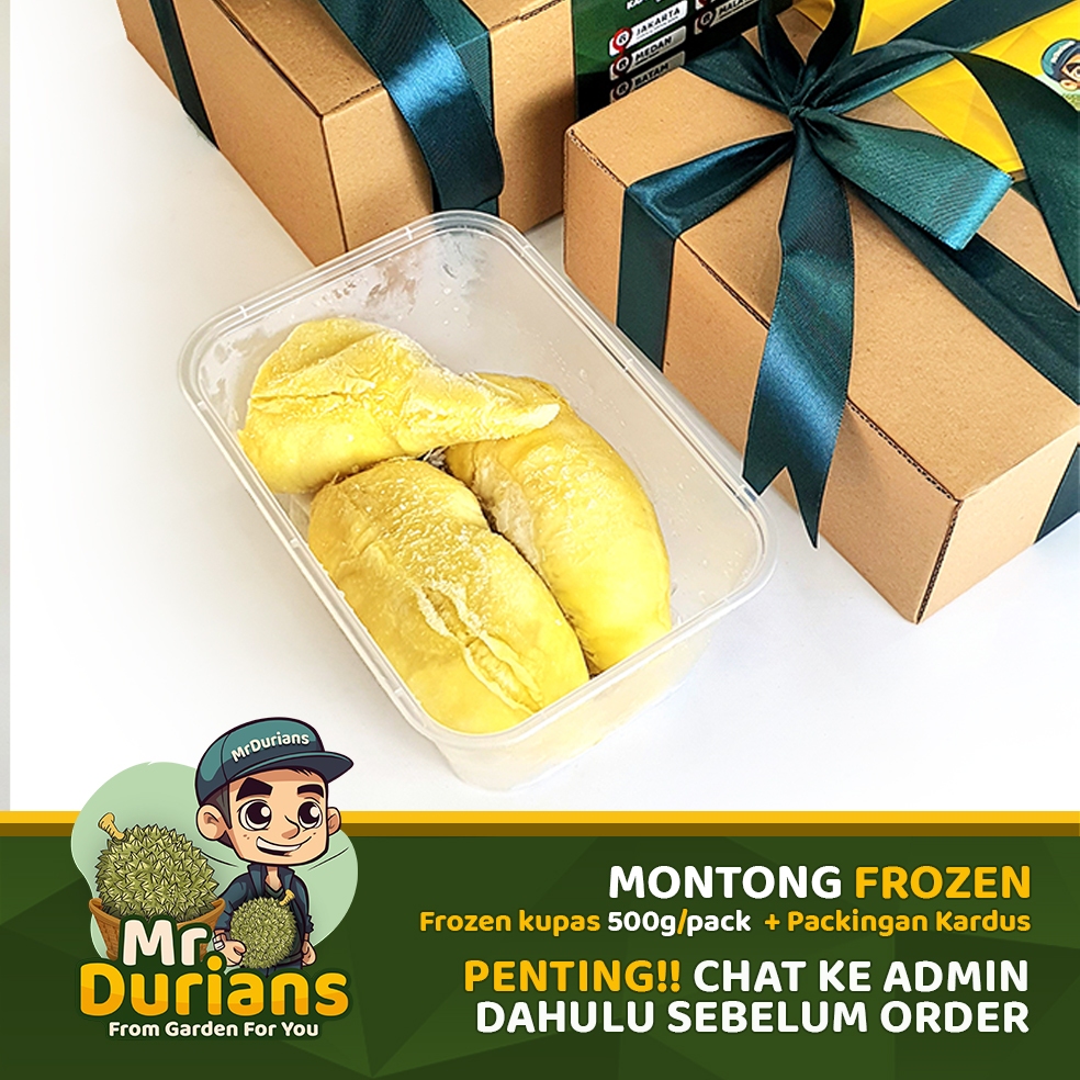 

Durian Montong Palu Premium Grade A Kualitas terbaik MrDurians 500Gr dengan kotak