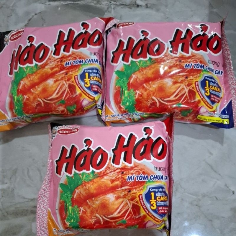 

Hao Hao Mi Tom Chua Cay Hot - Sour Shrimp Flavour