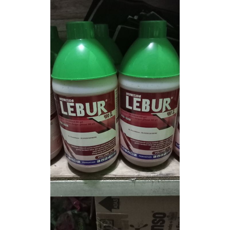 HERBISIDA LEBUR 480 SL OBAT RUMPUT KEMASAN 1 LITER