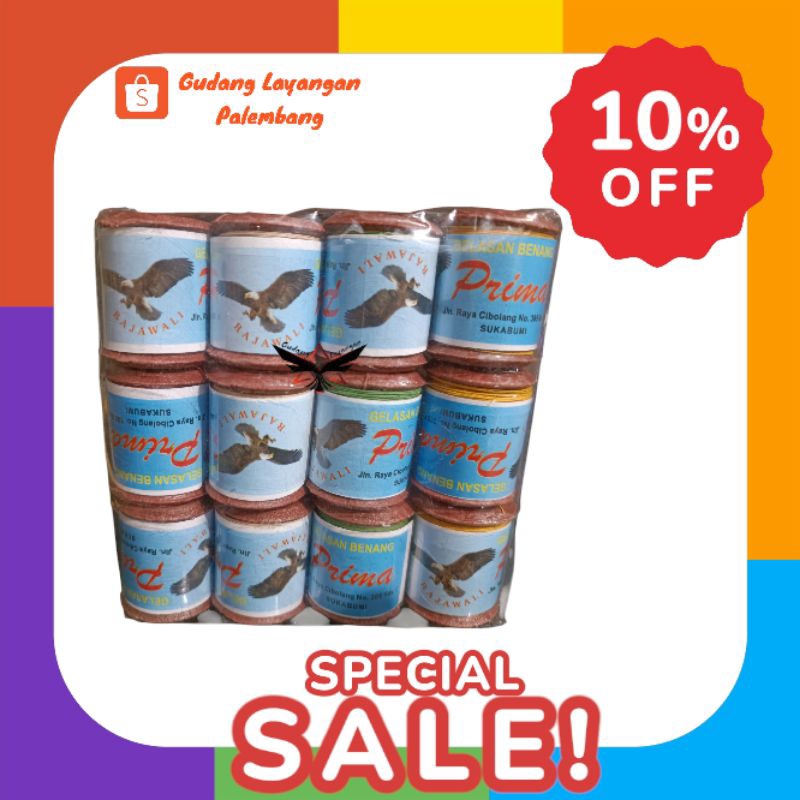 1 Pack Gelasan Prima/Katun Cap Rajawali Isi 12 Pcs